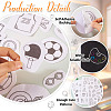 68 Patterns Non-woven Fabrics Water-soluble Embroidery Aid Drawing Sketch DIY-TAC0100-015-12