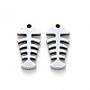 Tarnish Resistant 304 Stainless Steel Pendants STAS-N092-80-2