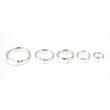 Iron Loose Leaf Book Binder Hinged Rings LS-X-IFIN-T004-03P-1