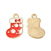 Christmas Alloy Enamel Pendants ENAM-D047-09LG-03-1