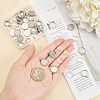 62Pcs DIY 304 Stainless Steel Pendant Making Kits DIY-UN0002-52P-2