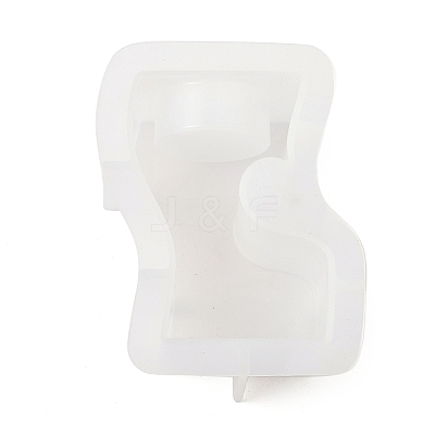 S Shape DIY Silicone Candle Molds SIL-F019-02A-1