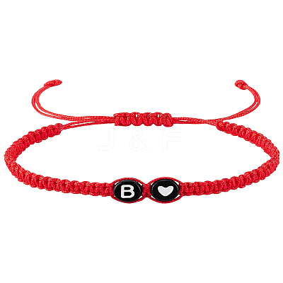 1Pc Adjustable Nylon Cord Braided Bracelets for Women Men BJEW-LP0001-31B-B-1