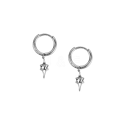 Star Brass Hoop Earrings FS-WGD90F4-01-1