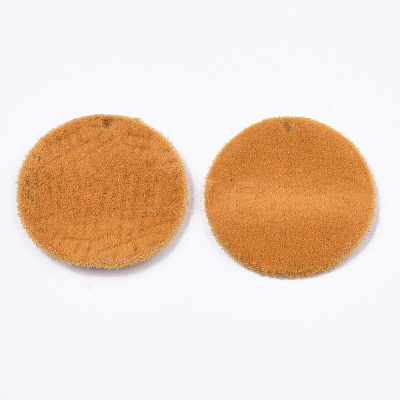 Flocky Alloy Pendants PALLOY-S134-002A-1