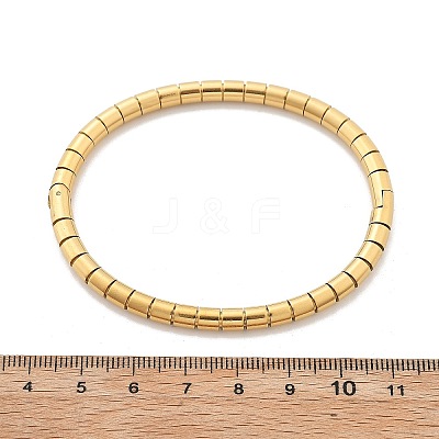 Texture 304 Stainless Steel Bangles for Women BJEW-Z092-14G-1
