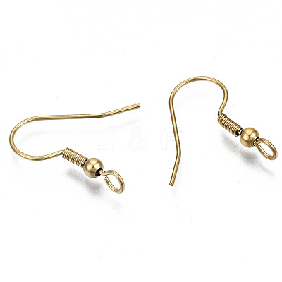 304 Stainless Steel Earring Hooks STAS-S111-003G-1
