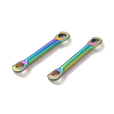 Ion Plating(IP) 304 Stainless Steel Connector Charms STAS-Q323-06A-RC-1