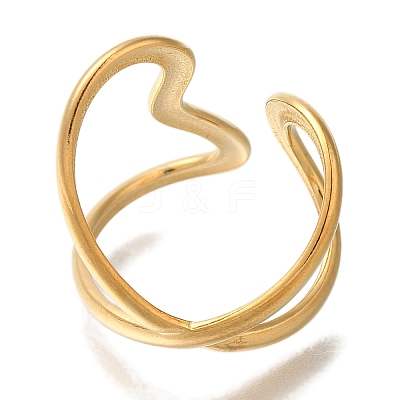 304 Stainless Steel Cuff Rings RJEW-Z074-21G-1