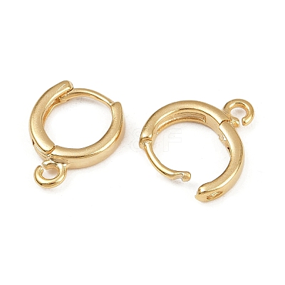 Brass Hoop Earring Findings KK-P310-26A-G-1