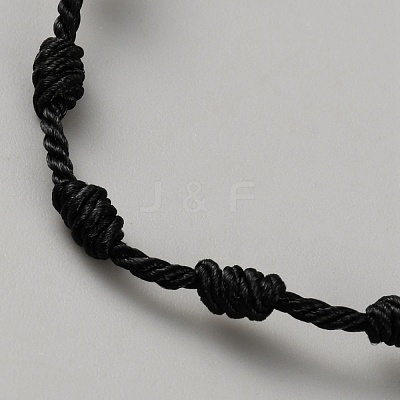 Nylon Cord Braided Bracelets for Men Women BJEW-WH0031-022B-1