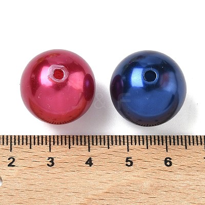 ABS Plastic Imitation Pearl Round Beads SACR-S074-20mm-M-1