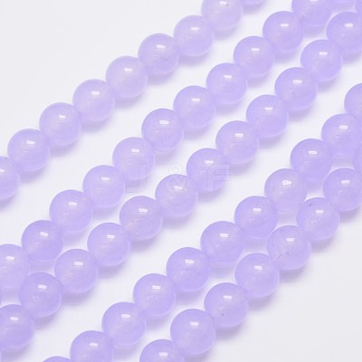 Natural & Dyed Malaysia Jade Bead Strands X-G-A146-8mm-A18-1