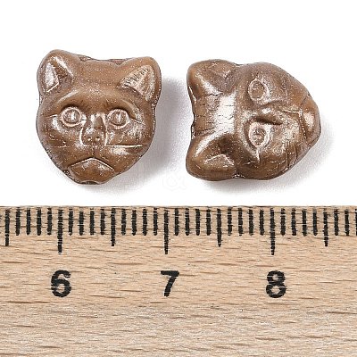 Czech Pressed Glass Beads GLAA-I061-04A-1