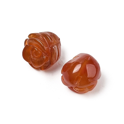 Natural Carnelian Beads G-O156-C-30-1
