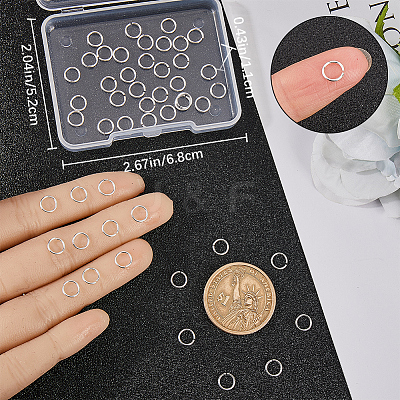 50Pcs 925 Sterling Silver Open Jump Rings STER-BBC0006-18C-1