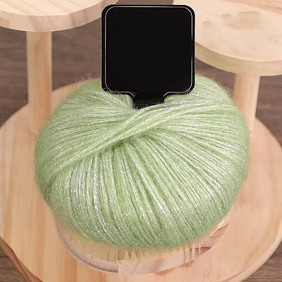 Sparkly Fuzzy Mohair Glitter Yarn PW-WG4F9B3-06-1