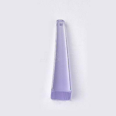 Translucent Resin Pendants CRES-T014-16A-1