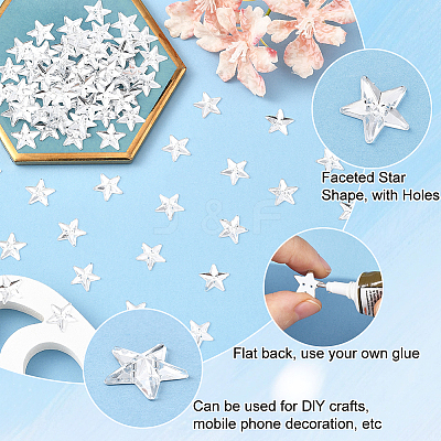 300Pcs Acrylic Cabochons OACR-SP0001-98-1