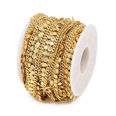 Brass Curb Chains CHC-P014-01A-G-1