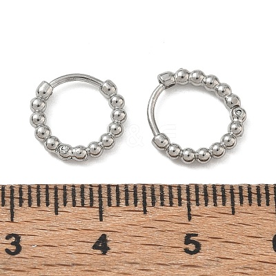 304 Stainless Steel Hoop Earrings SA-CBA46AF-25P-1