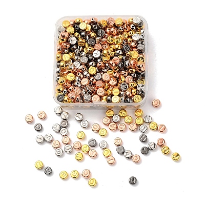 500Pcs 4 Colors CCB Plastic Beads CCB-YW0001-03M-1