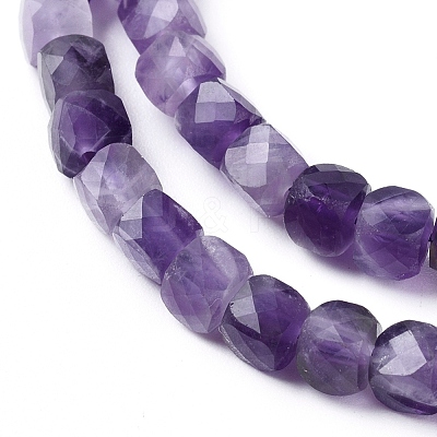 Natural Amethyst Beads Strands G-L537-001-1