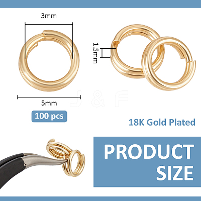 2Sets Brass Keychain Clasps KK-BC0014-47B-1