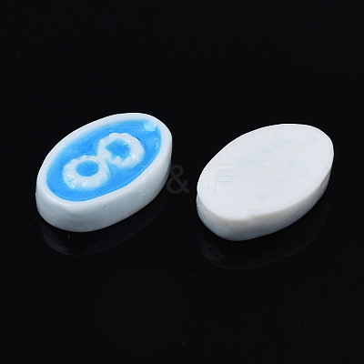Opaque Resin Cabochons CRES-S302-59A-1