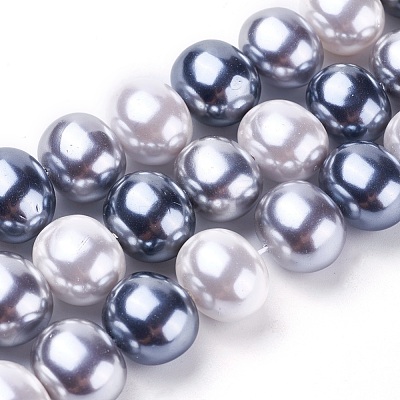 Shell Pearl Beads Strands BSHE-L035-E04-1