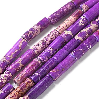 Natural Imperial Jasper Beads Strands G-E508-04I-1