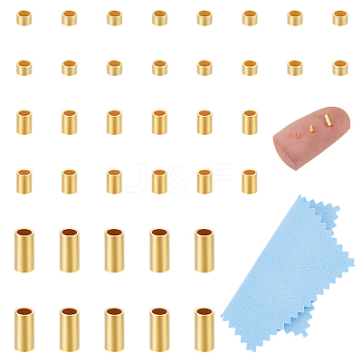 60Pcs 3 Styles 925 Sterling Silver Spacer Tube Beads STER-UN0001-26G-1