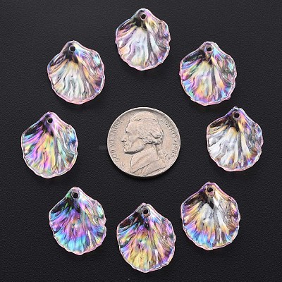 Transparent Acrylic Pendants MACR-S373-73-C04-1