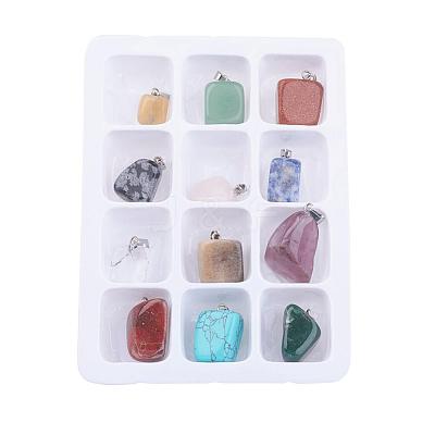 Gemstone Pendants G-S045-14-B-1