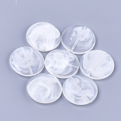 Acrylic Beads X-OACR-T008-01C-1