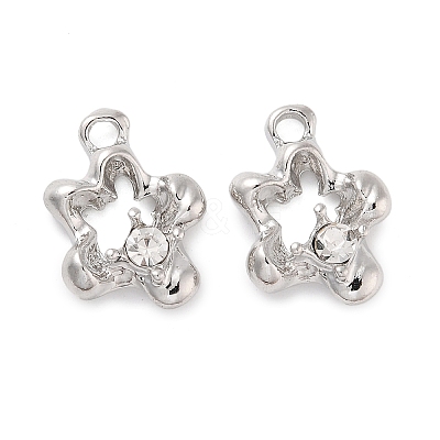 Rack Plating Alloy Rhinestone Pendants PALLOY-F311-21P-01-1