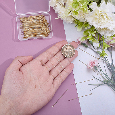 220Pcs Brass Eye Pins KK-ME0004-63-1