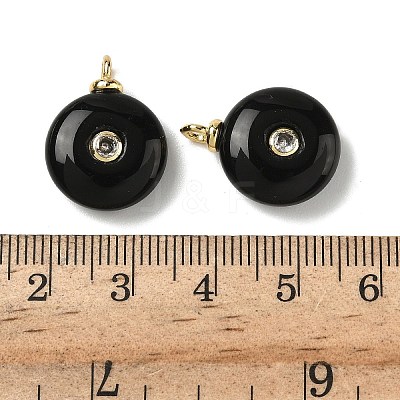 Natural Black Onyx Pendants G-H328-08G-A16-1