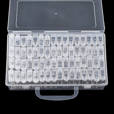 (Defective Closeout Sale: Scratched) Rectangle Plastic Organizer Handled Boxes CON-XCP0002-63-1