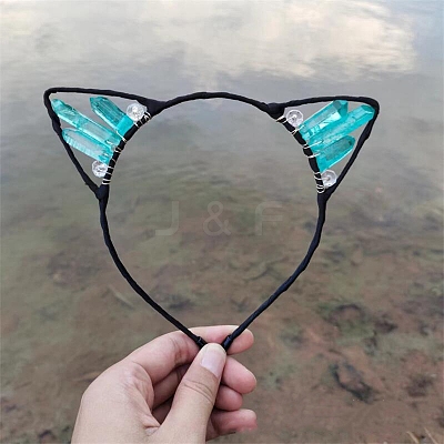 Natural Quartz Hair Bands PW-WG22359-12-1