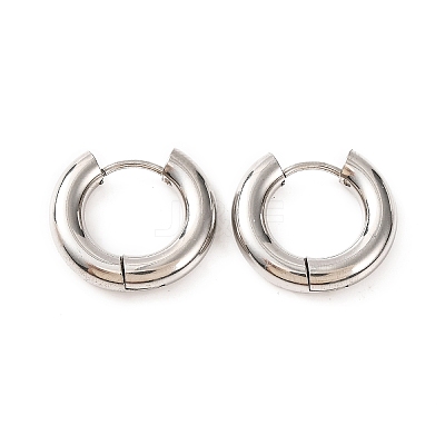 Non-Tarnish 304 Stainless Steel Hoop Earrings for Women EJEW-F339-01P-01-1