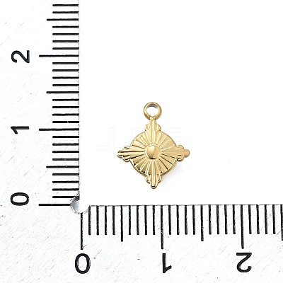 304 Stainless Steel Pendant Cabochon Settings STAS-H233-29G-1