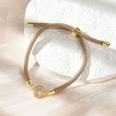 Adjustable Nylon Cord Bracelets BJEW-C096-01G-15-1