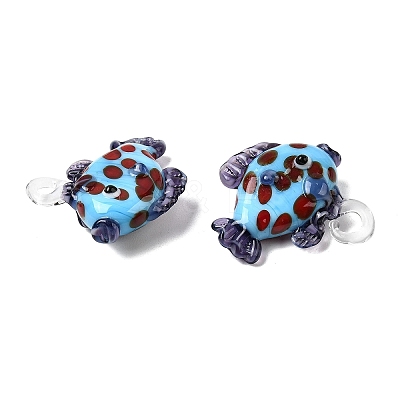 Handmade Lampwork Pendants LAMP-B035-01C-17-1