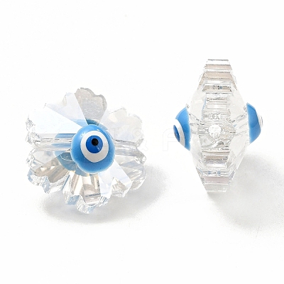 Transparent Glass Beads GLAA-F121-14H-1