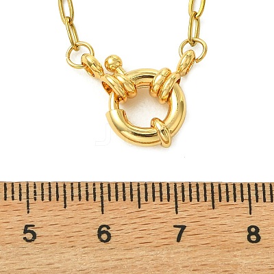 2.5MM 304 Stainless Steel Paperclip Chain Necklaces NJEW-JN06449-01-1