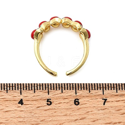 Brass Adjustable Cuff Rings LS-RJEW-C143-01B-G-1