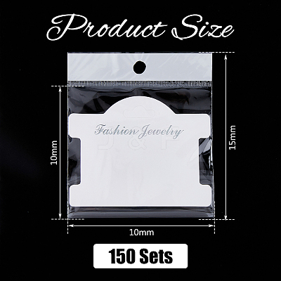 150Pcs Cardboard Display Cards DIY-DC0001-96-1