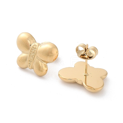 304 Stainless Steel Stud Earrings EJEW-H115-12G-1