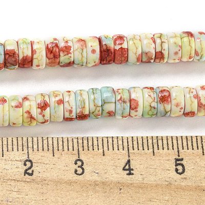 Baking Paint Synthetic Turquoise Beads Strands G-H060-02B-09-1